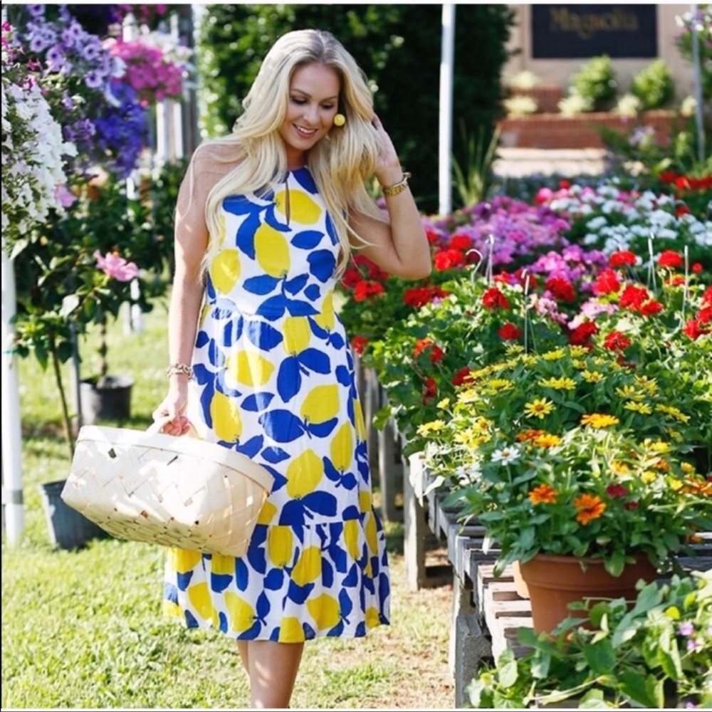Lemon print dress